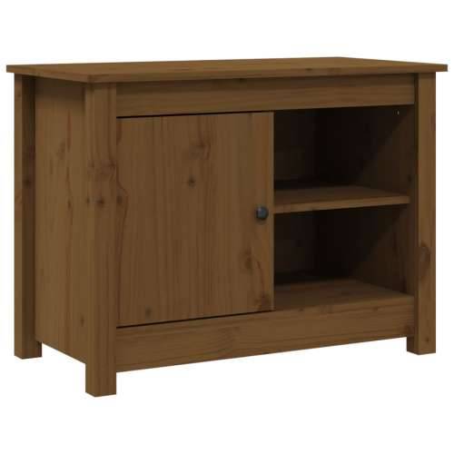 TV ormarić smeđa boja meda 70x36,5x52 cm od masivne borovine - boja meda 1 Cijena