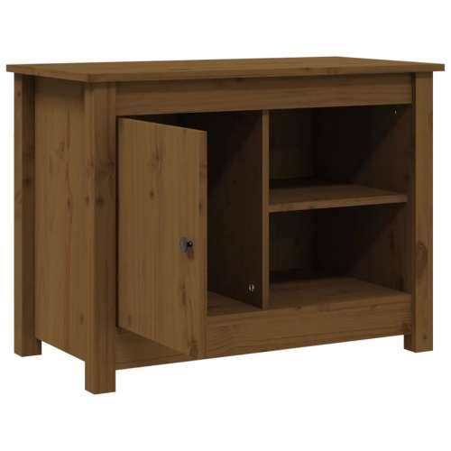 TV ormarić smeđa boja meda 70x36,5x52 cm od masivne borovine - boja meda 1 Cijena