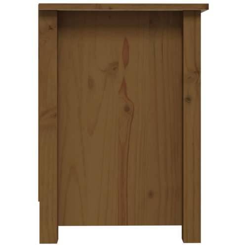 TV ormarić smeđa boja meda 70x36,5x52 cm od masivne borovine - boja meda 1 Cijena