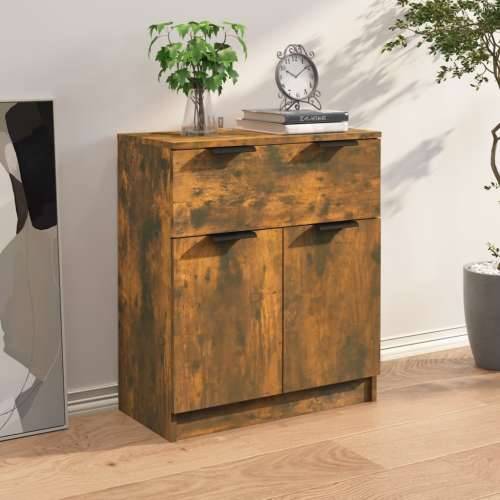 Komoda boja dimljenog hrasta 60x30x70 cm od konstruiranog drva - Dimljeni hrast 1 Cijena