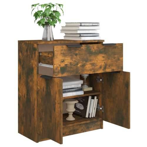 Komoda boja dimljenog hrasta 60x30x70 cm od konstruiranog drva - Dimljeni hrast 1 Cijena