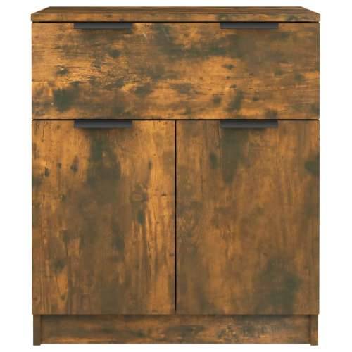 Komoda boja dimljenog hrasta 60x30x70 cm od konstruiranog drva - Dimljeni hrast 1 Cijena