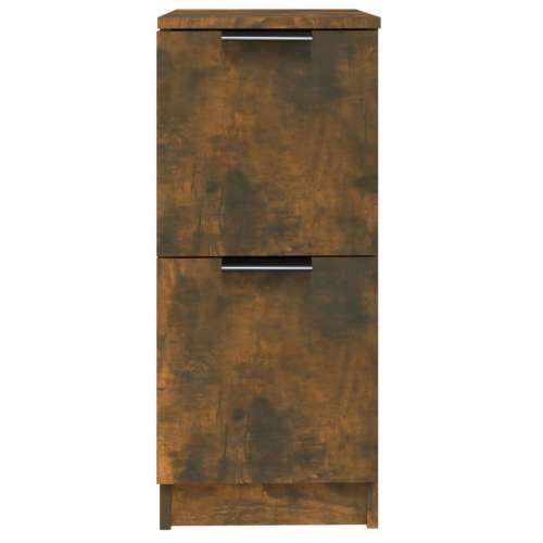 Komode 2 kom boja dimljenog hrasta 30x30x70cm konstruirano drvo - Dimljeni hrast 2 Cijena