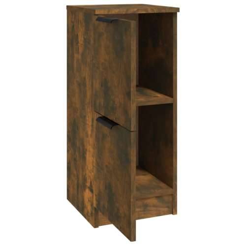 Komode 2 kom boja dimljenog hrasta 30x30x70cm konstruirano drvo - Dimljeni hrast 2 Cijena