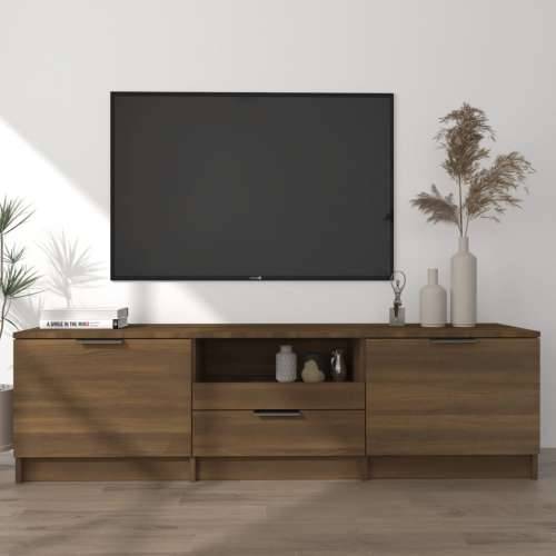 TV ormarić boja smeđeg hrasta 140x35x40 cm konstruirano drvo - Smeđi hrast 1 Cijena