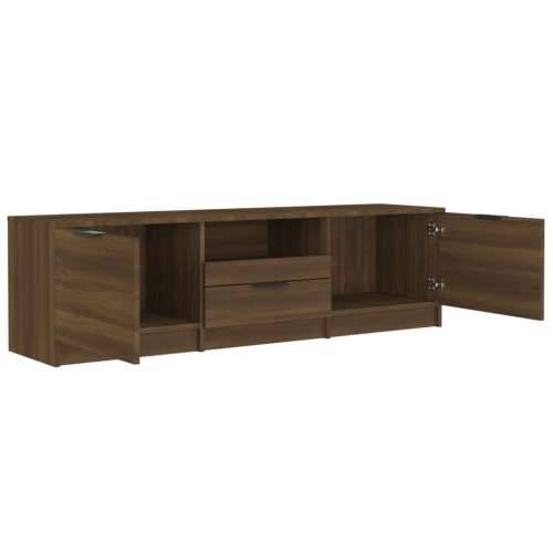 TV ormarić boja smeđeg hrasta 140x35x40 cm konstruirano drvo - Smeđi hrast 1 Cijena