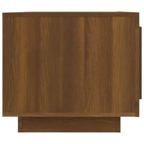 Stolić za kavu smeđa boja hrasta 102x50x45 cm konstruirano drvo - Smeđi hrast 1 Cijena