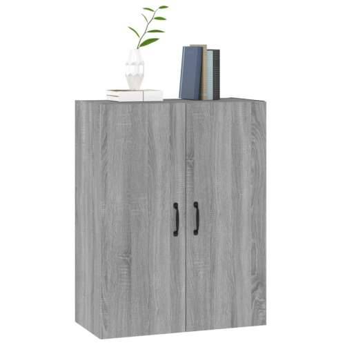 Viseći ormarić sivi hrast 69,5x34x90 cm od konstruiranog drva - Sivi hrast sonoma 1 Cijena