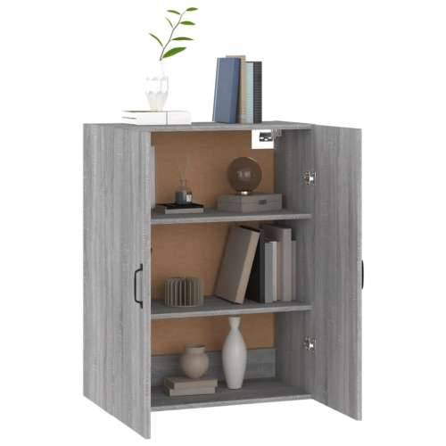 Viseći ormarić sivi hrast 69,5x34x90 cm od konstruiranog drva - Sivi hrast sonoma 1 Cijena