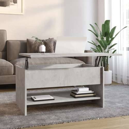 Stolić za kavu boja betona 80x50x40 cm konstruirano drvo - Beton siva 80 x 50 x 41.5 cm 1 Cijena
