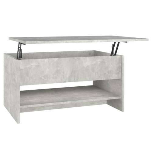 Stolić za kavu boja betona 80x50x40 cm konstruirano drvo - Beton siva 80 x 50 x 41.5 cm 1 Cijena