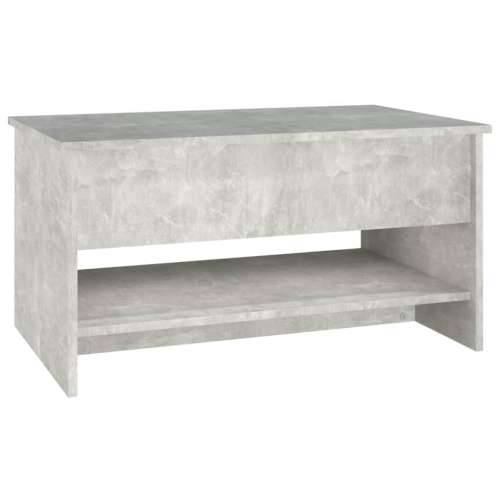 Stolić za kavu boja betona 80x50x40 cm konstruirano drvo - Beton siva 80 x 50 x 41.5 cm 1 Cijena