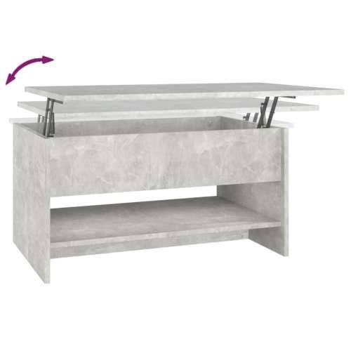 Stolić za kavu boja betona 80x50x40 cm konstruirano drvo - Beton siva 80 x 50 x 41.5 cm 1 Cijena