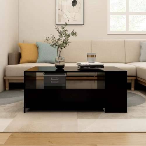 Stolić za kavu crni 102 x 55 x 42 cm od konstruiranog drva - Crna 1 Cijena