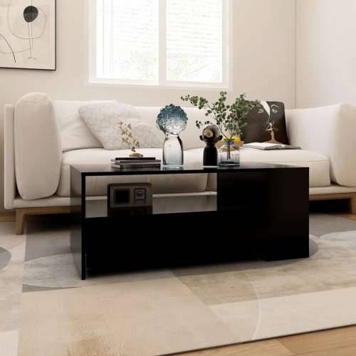 Stolić za kavu crni 102 x 55 x 42 cm od konstruiranog drva - Crna 1 Cijena
