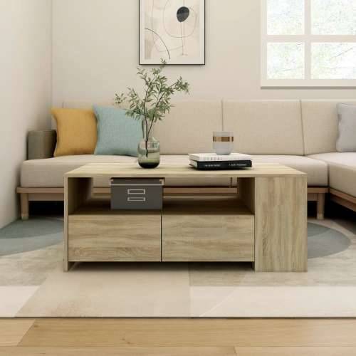 Stolić za kavu boja hrasta 102x55x42 cm konstruirano drvo - sonoma hrast 1 Cijena