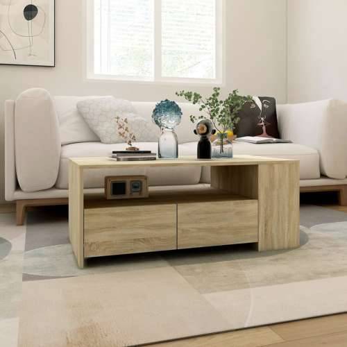 Stolić za kavu boja hrasta 102x55x42 cm konstruirano drvo - sonoma hrast 1 Cijena