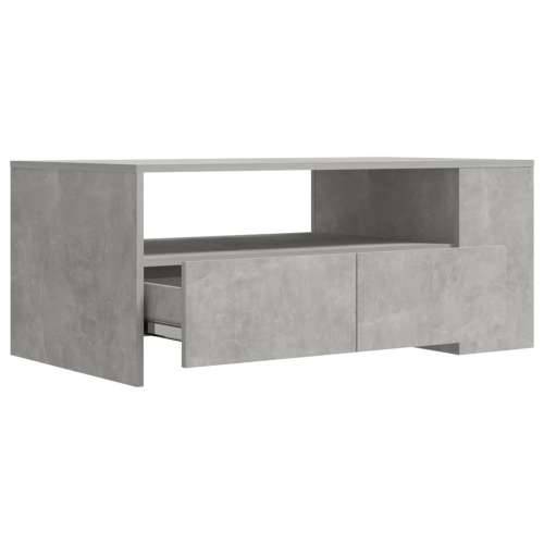 Stolić za kavu boja betona 102x55x42 cm konstruirano drvo - Beton siva 1 Cijena