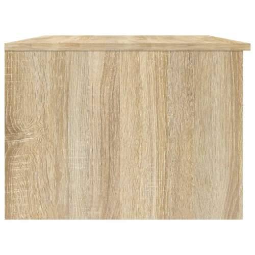 Stolić za kavu bijeli i hrast 102x50x36 cm konstruirano drvo - Bijela i boja hrasta sonome 1 Cijena