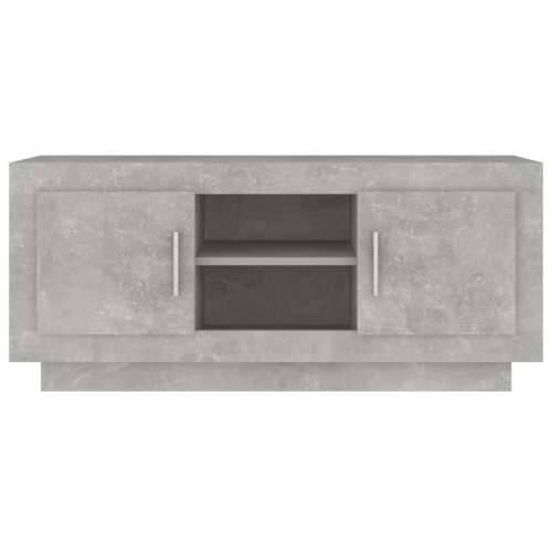 TV ormarić boja betona 102x35x45 cm od konstruiranog drva - Beton siva 1 Cijena