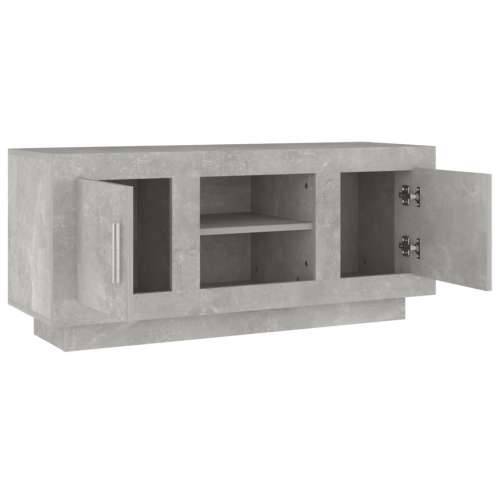 TV ormarić boja betona 102x35x45 cm od konstruiranog drva - Beton siva 1 Cijena