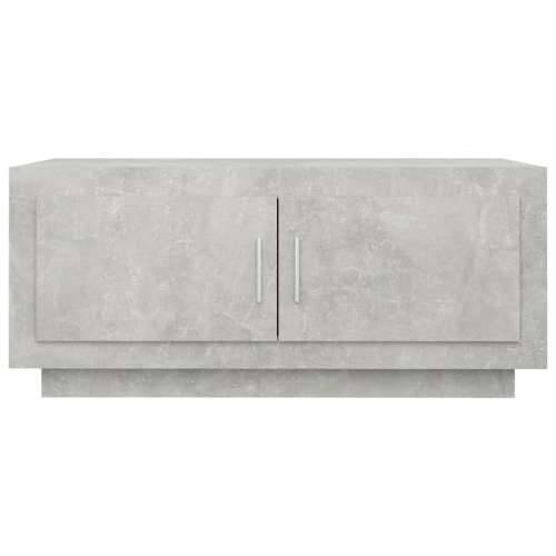 Stolić za kavu boja betona 102 x 50 x 45 cm konstruirano drvo - Beton siva 1 Cijena