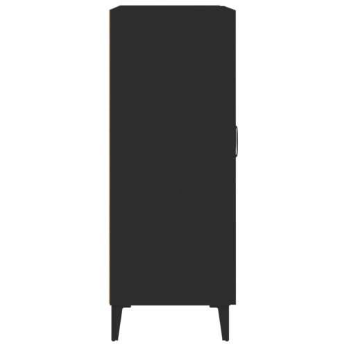 Komoda crna 69,5 x 34 x 90 cm od konstruiranog drva Cijena