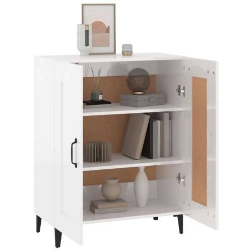 Komoda sjajna bijela 69,5x34x90 cm od konstruiranog drva - Visoko sjajno bijela 1 Cijena