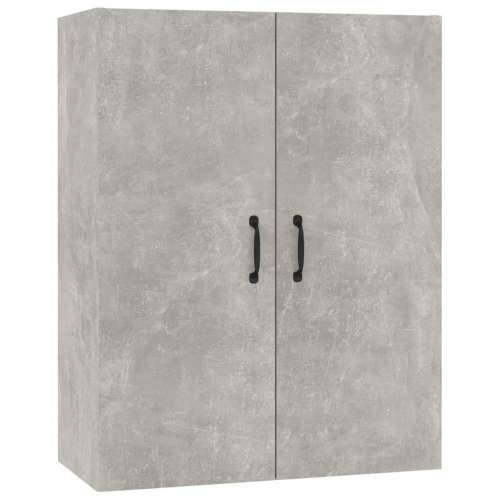 Viseći ormarić siva boja betona 69,5x34x90 cm konstruirano drvo - Beton siva 1 Cijena