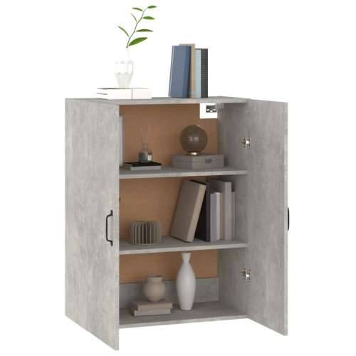 Viseći ormarić siva boja betona 69,5x34x90 cm konstruirano drvo - Beton siva 1 Cijena