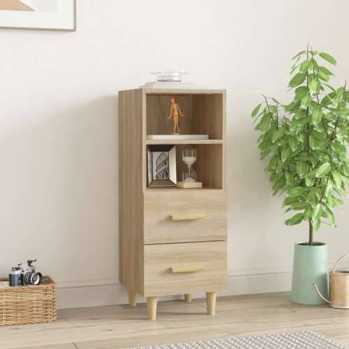 Komoda boja hrasta sonome 34,5x34x90 cm od konstruiranog drva - sonoma hrast 1 Cijena