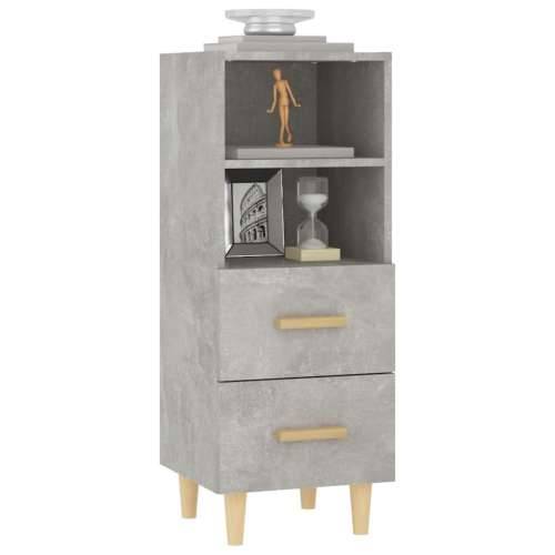 Komoda siva boja betona 34,5x34x90 cm od konstruiranog drva - Beton siva 1 Cijena