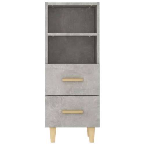 Komoda siva boja betona 34,5x34x90 cm od konstruiranog drva - Beton siva 1 Cijena