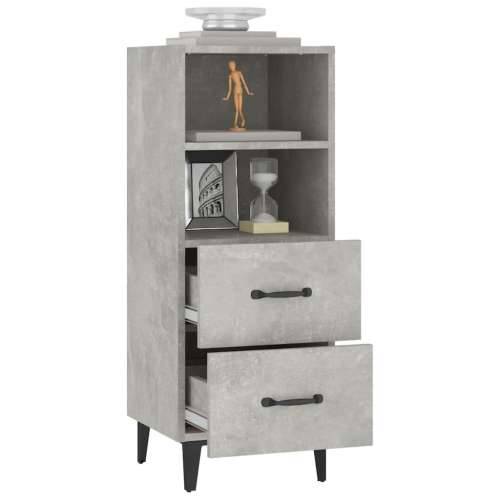 Komoda siva boja betona 34,5x34x90 cm od konstruiranog drva - Beton siva 1 Cijena