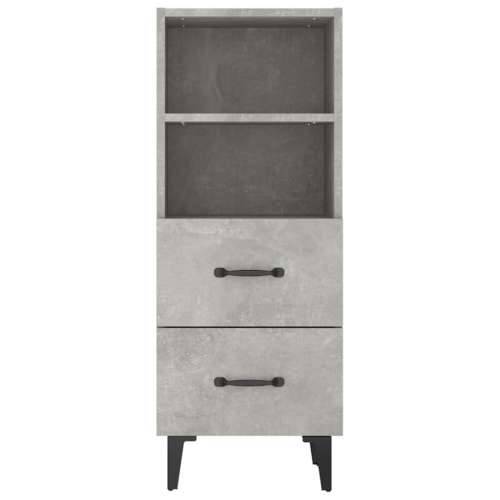 Komoda siva boja betona 34,5x34x90 cm od konstruiranog drva - Beton siva 1 Cijena
