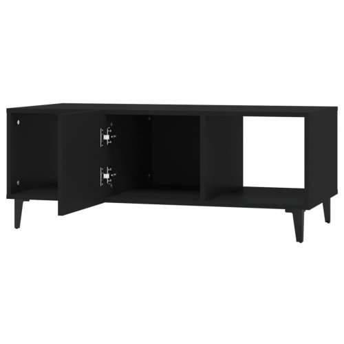 Stolić za kavu crni 102x50x40 cm od konstruiranog drva - Crna 1 Cijena