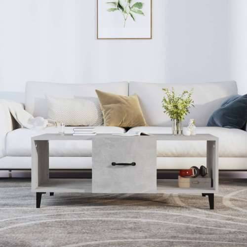 Stolić za kavu boja betona 102x50x40 cm konstruirano drvo - Beton siva 1 Cijena