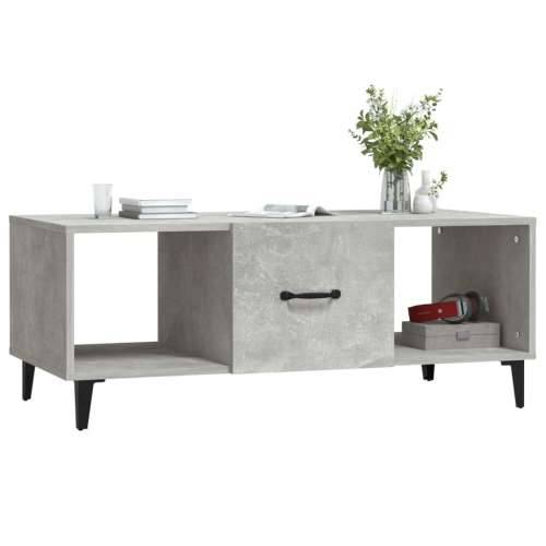 Stolić za kavu boja betona 102x50x40 cm konstruirano drvo - Beton siva 1 Cijena
