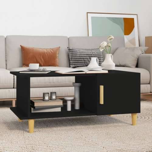 Stolić za kavu crni 90x50x40 cm od konstruiranog drva - Crna 1 Cijena
