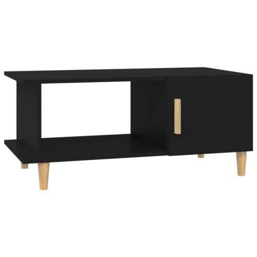 Stolić za kavu crni 90x50x40 cm od konstruiranog drva - Crna 1 Cijena