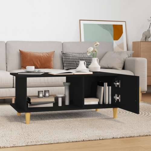 Stolić za kavu crni 90x50x40 cm od konstruiranog drva - Crna 1 Cijena