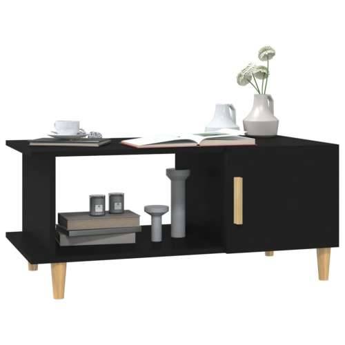 Stolić za kavu crni 90x50x40 cm od konstruiranog drva - Crna 1 Cijena