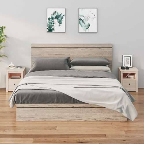 Noćni ormarići 2 kom 40x35x49 cm od masivne borovine - Prirodna 2 Cijena