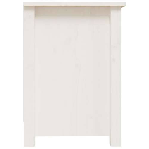 TV ormarić bijeli 70x36,5x52 cm od masivne borovine - Bijela 1 Cijena