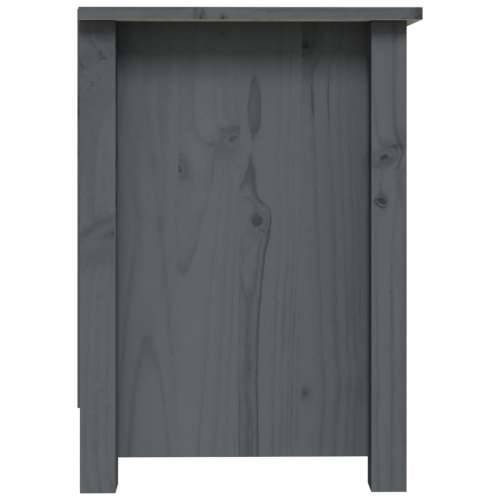 TV ormarić sivi 70 x 36,5 x 52 cm od masivne borovine - Siva 1 Cijena