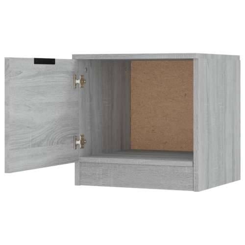 Noćni ormarići 2 kom boja dimljenog smeđi 40 x 39 x 40 cm - Sivi hrast sonoma 2 Cijena