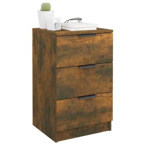 Noćni ormarići 2 kom boja dimljenog hrasta 40x36x65 cm - Dimljeni hrast 2 Cijena