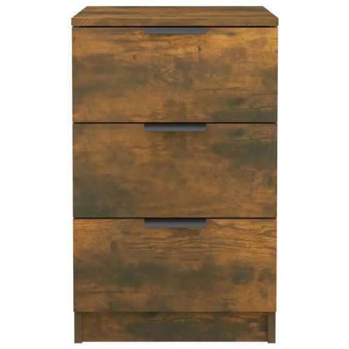 Noćni ormarići 2 kom boja dimljenog hrasta 40x36x65 cm - Dimljeni hrast 2 Cijena