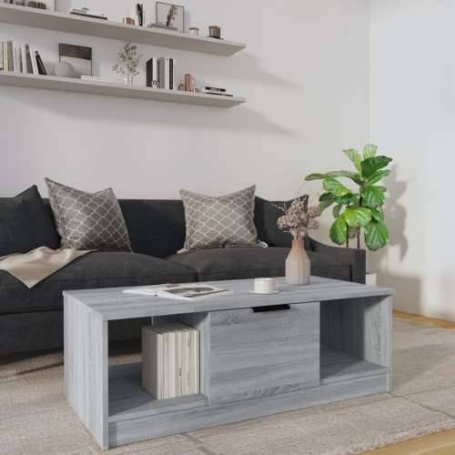 Stolić za kavu boja hrasta 102x50x36 cm konstruirano drvo - Sivi hrast sonoma 1 Cijena
