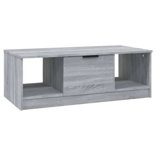 Stolić za kavu boja hrasta 102x50x36 cm konstruirano drvo - Sivi hrast sonoma 1 Cijena